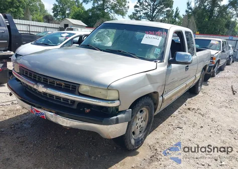 2002 Chevrolet Silverado 1500 Ls из США, поврежденный, VIN 2GCEC19T121353726